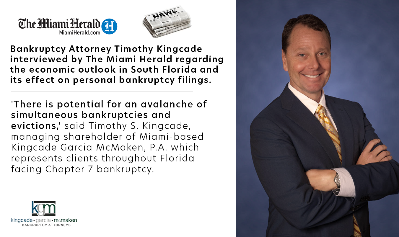 The Miami Herald interviewed Timothy S. Kingcade