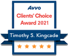 Avvo | Clients' Choice | Award 2021 | Timothy S. Kingcade
